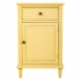 Comodino Alexandra House Living Giallo 36 x 72 x 45 cm