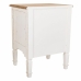 Comodino Alexandra House Living Bianco 38 x 62 x 48 cm