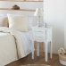 Nightstand Alexandra House Living White 28 x 69 x 38 cm