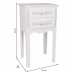 Nightstand Alexandra House Living White 28 x 69 x 38 cm