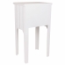 Nightstand Alexandra House Living White 28 x 69 x 38 cm