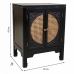 Table de Nuit Alexandra House Living Noir 36 x 65 x 50 cm