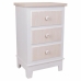 Comodino Alexandra House Living Bianco 30 x 64 x 40 cm