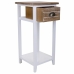 Mesa de Cabeceira Alexandra House Living Branco 30 x 63 x 30 cm