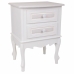 Mesa de Cabeceira Alexandra House Living Branco 34 x 57 x 42 cm