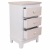 Comodino Alexandra House Living Bianco 30 x 64 x 40 cm