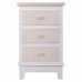 Comodino Alexandra House Living Bianco 30 x 64 x 40 cm