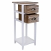 Mesa de Cabeceira Alexandra House Living Branco 30 x 73 x 30 cm