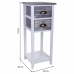 Nightstand Alexandra House Living White 30 x 73 x 30 cm