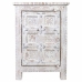 Mesa de Cabeceira Alexandra House Living Branco Castanho 40 x 53 x 73 cm