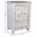 Mesa de Cabeceira Alexandra House Living Branco Castanho 40 x 53 x 73 cm