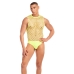 Conjunto de Lencería Rainbow Party Amarillo L/XL