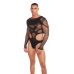 Body Rainbow Party Schwarz L/XL