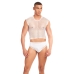 Underwear Set Rainbow Party White S/M