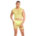 Conjunto de Lingerie Rainbow Party Amarelo S/M