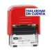 Stamp Colop 141686 White Black Red