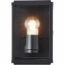 Aplique de Pared Brilliant Gaia Negro Metal 60 W E27