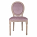 Sedia da Sala da Pranzo Alexandra House Living Rosa 100 % poliestere 46 x 96 x 48 cm