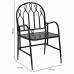 Silla de Comedor Alexandra House Living Negro 56 x 96 x 55 cm