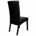 Sedia da Sala da Pranzo Alexandra House Living Nero 48 x 102 x 49 cm