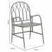 Scaun de Sufragerie Alexandra House Living Verde 56 x 96 x 55 cm