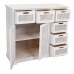 Credenza Alexandra House Living Bianco Legno di paulownia Legno MDF 33 x 78 x 86 cm