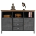 Sideboard Alexandra House Living Brown Grey Wood Metal 36 x 82 x 121 cm