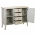 Credenza Alexandra House Living Grigio Vetro Legno di abete 37 x 84 x 110 cm