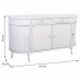 Aparador Alexandra House Living Branco Ferro 40 x 80 x 150 cm