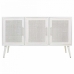 Credenza Alexandra House Living Bianco Argentato Bambù Legno MDF 41 x 71 x 120 cm