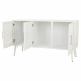 Credenza Alexandra House Living Bianco Argentato Bambù Legno MDF 41 x 71 x 120 cm