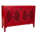 Credenza Alexandra House Living Rosso Legno di abete Legno MDF 40 x 86 x 120 cm