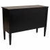 Credenza Alexandra House Living Nero Rattan Legno di abete 40 x 78 x 106 cm