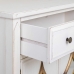 Credenza Alexandra House Living Bianco Metallo Vetro Legno di abete 38 x 80 x 140 cm