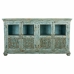 Dientafel Alexandra House Living Blauw Mangohout 40 x 90 x 170 cm