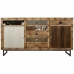 Credenza Alexandra House Living Marrone Legno Metallo Ferro 47 x 95 x 180 cm