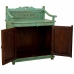 Sideboard Alexandra House Living Green Iron Mango wood 42 x 85 x 70 cm