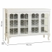 Buffet Alexandra House Living Blanc verre Bois d'épicéa Bois MDF 40 x 101 x 142 cm