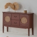 Credenza Alexandra House Living Marrone Naturale Rattan Legno di abete 40 x 78 x 106 cm