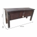 Dientafel Alexandra House Living Bruin Acacia Mangohout 45 x 77 x 157 cm