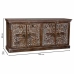 Buffet Alexandra House Living Blanc Marron Bois de manguier 40 x 180 x 80 cm