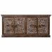 Buffet Alexandra House Living Blanc Marron Bois de manguier 40 x 180 x 80 cm