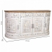 Credenza Alexandra House Living Bianco Marrone Ottone Legno di mango 45 x 177 x 91 cm