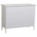 Buffet Alexandra House Living Blanc Métal verre 40 x 80 x 100 cm