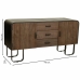 Dientafel Alexandra House Living Bruin Ijzer Sparrenhout 47 x 76 x 145 cm