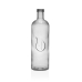 Fles Versa 1,6 L Druppel Glas Aluminium 9,8 x 32,5 x 9,8 cm