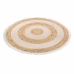 Tapete Alexandra House Living Branco Natural 100 x 100 cm Circular