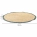 Tapete Alexandra House Living Castanho Fibra natural 120 x 120 cm Circular