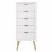 Cajonera Alexandra House Living Dorado Madera MDF 36 x 100 x 42 cm