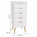 Ladenkast Alexandra House Living Gouden Hout MDF 36 x 100 x 42 cm